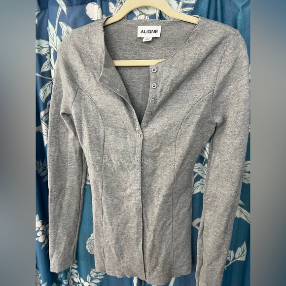 Aligne Sweaters - Aligne Gray Women's Daphne Knit Sweater